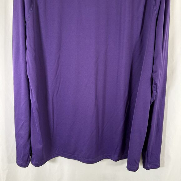 K State ALO Jacket Men's XL Purple 1/4 Zip Long Sleeve Turtleneck Pullover - Picture 11 of 11